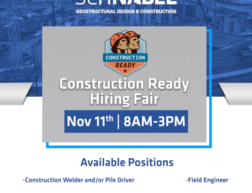 JOIN SCHNABEL AT THE CONSTRUCTION READY HIRING FAIR