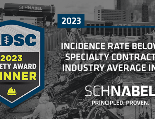 SCHNABEL WINS 2023 ADSC SAFETY AWARD